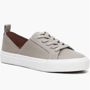 Lucky Brand Gray Leather Sneakers